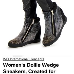 Brand new womens wedge sneakers
